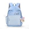 Schoolbag Cute College School Bag Japanese ins Plaid Girl Small Fresh Junior High School Backpack