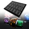 Tall Rectangular Organizers Box For Loose Stone Samples Waterproof PU Material Jewelry Showcase