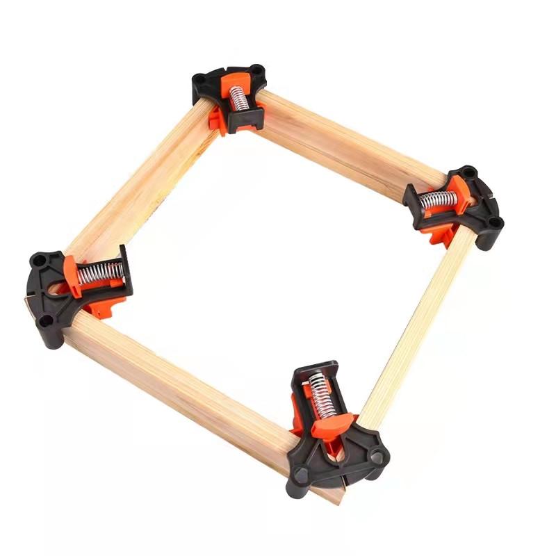 1-4Pcs Woodworking 90 Degree Corner Clamp Angle Clamps for Picture Frame Woodworking Frame Holder Corner Woodworking Hand Tool