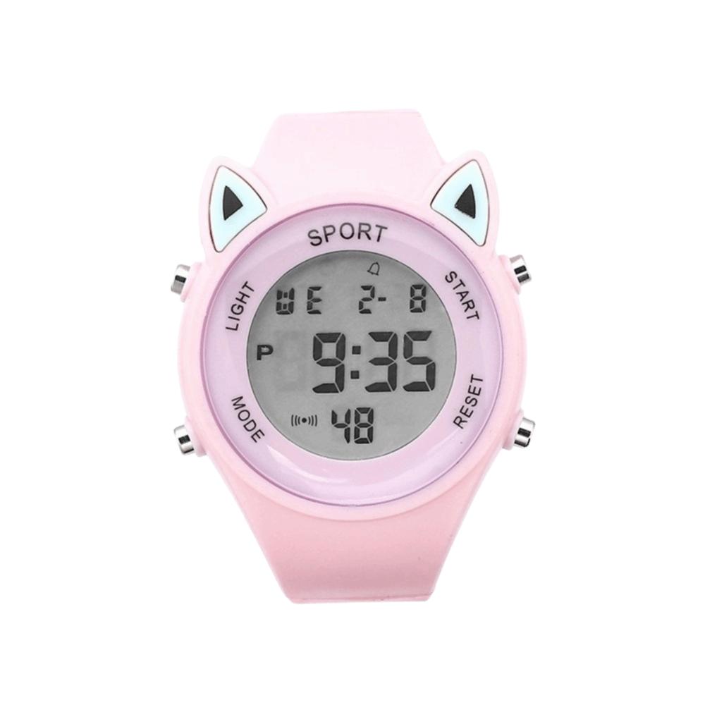 with Bracelet Digital Watch Silicone Sports Electronic Watch Fashion Kids Watch  for Students