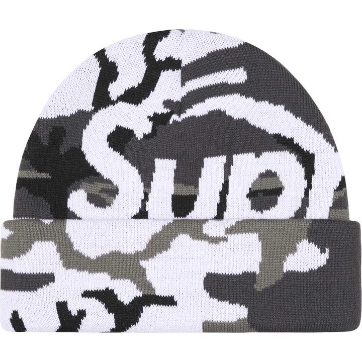 Supreme Camo Big Logo Beanie Snow Camo One-Size