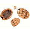 Wooden Puzzle Box - Om