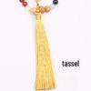 Eighteen-Seed Car Pendant: Safe Travel Charm, Bodhi Bead Ornament, Premium Temple Decoration.