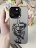 Creative Cross Lion Pattern Phone Case Suitable for iPhone 17 16 15 14 13 12 11 Pro/Max/Plus Anti Drop and Shockproof Back Cover
