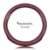 Genuine Leather Luxgen Steering Wheel Cover - Universal Fit for U6, Big 7, S5, U5, 7MPV, Na 5, Rui 3 Models