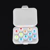 Earphone Eartips Holder, Clear Protective Eartips Storage Case for Easy Visibility of Content,for 6pair Eartips Storage