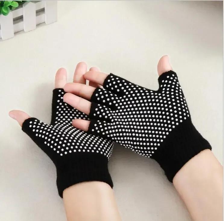 Fashion Solid Color Gifts Autumn and Winter Gloves Work Performance Props Gloves Outdoor Sports Half Finger Gloves Accessories