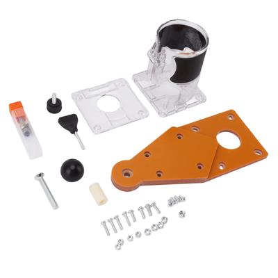 Trimming Machine Flip Plate Accurate Drilling Aluminum Alloy Router Table Insert Plate for House
