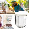 Wall Mounted Bird Cage Water Feeder Pin-Touch Bird Drinker Parrot Water Dispenser  Chicken