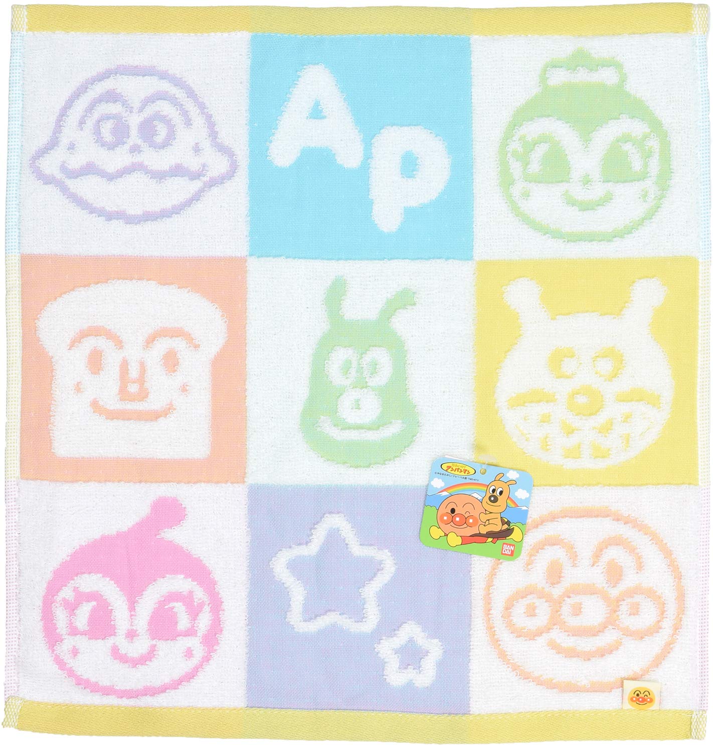 Nasto Corporation Yarn Gauze Hand 34 x 36 2885021 Non-Twisted Towel, Anpanman, cm,