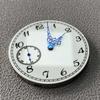 Watch Upgrade Parts 37MM Blue Watch Hand Watch Dial Rplacement for ETA6497 ST3600 Watch Movement Accessories