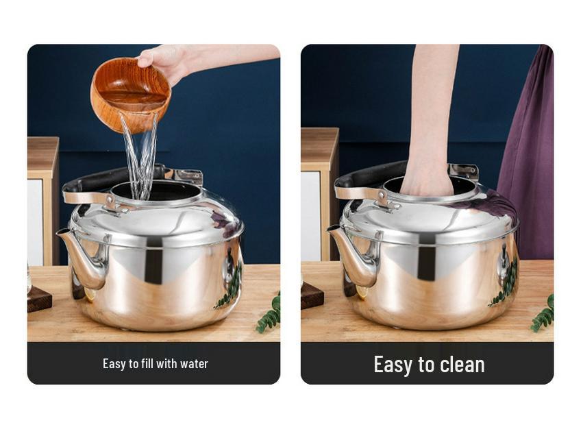 Електричний чайник з нержавіючої сталі великої місткості - Швидке закипання для комерційного та домашнього використання