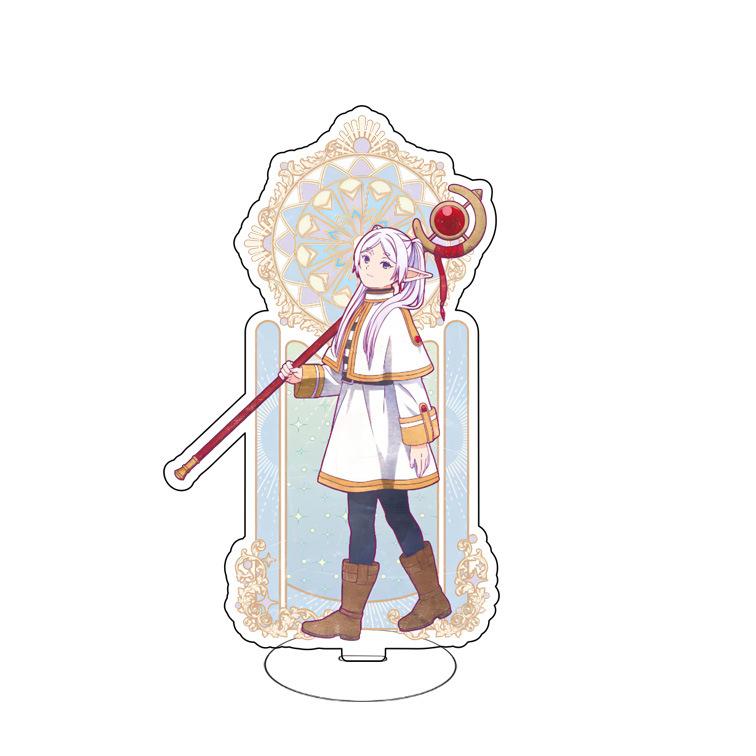 15cm Anime Frieren Beyond Journey's End Acrylic Stand Figure Cartoon Double Sided Desktop Standing Action Model Plate Toy