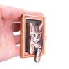 Oil Painting Style Wooden Frame Fridge Magnets 3D Wacky Cat Refrigerator Magnets  Home Decoration