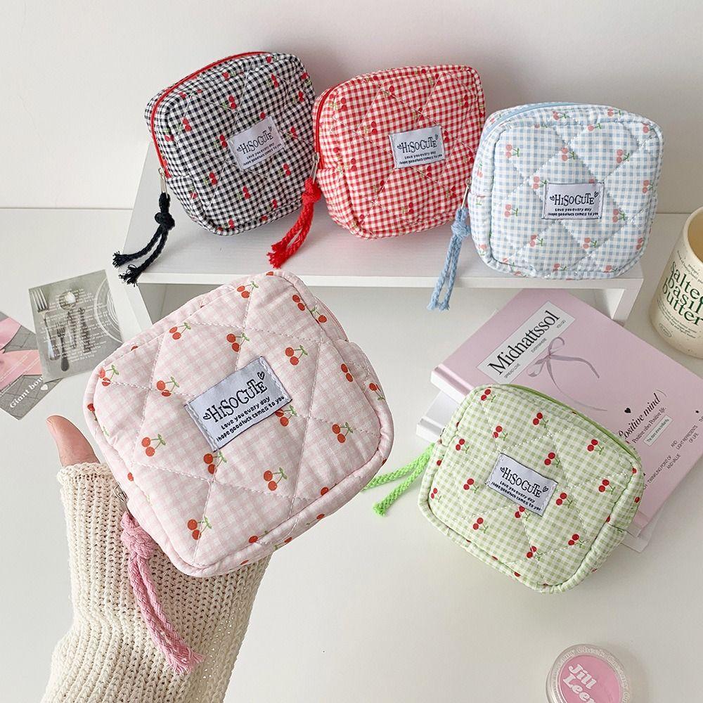 Large Capacity Mini Coin Purse Square Lipstick Pouch New Sanitary Napkin Storage Bag