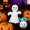 Halloween Night Owl & Friends Plush Toy Set: Hecate, Crow, Bat, Ghost