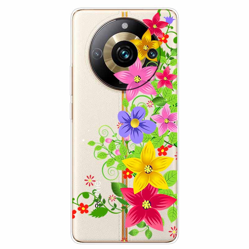For Realme 11 Pro+ Plus 5G Case Transparent Cute Soft Silicone TPU Coque for Realme 11 Pro Phone Cover Realme11 Pro Plus Clear