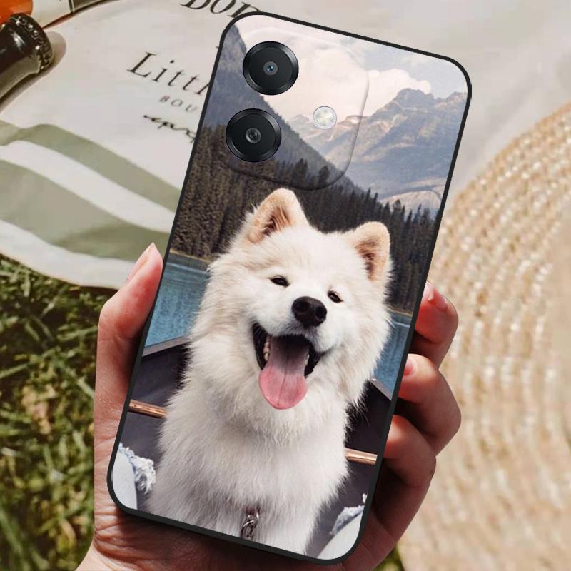 Para OPPO A3 A3x Funda Lujosa Cubierta Trasera de Silicona Funda de Teléfono para OPPO A3x 4G 5G Fundas A 3 3x Parachoques Suaves Coque A60 5G Lindas Capas