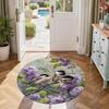 Bird Round Area Rug Suitable for Playrooms Decorate Room Dormitory Dining Room Anti-slip Round Rug Decorate Offices