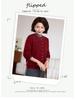 Elegant Winter Half-Collar Knit Sweater for Middle-Aged & Older Women – Velvet-Lined and Warm Two-Piece Look