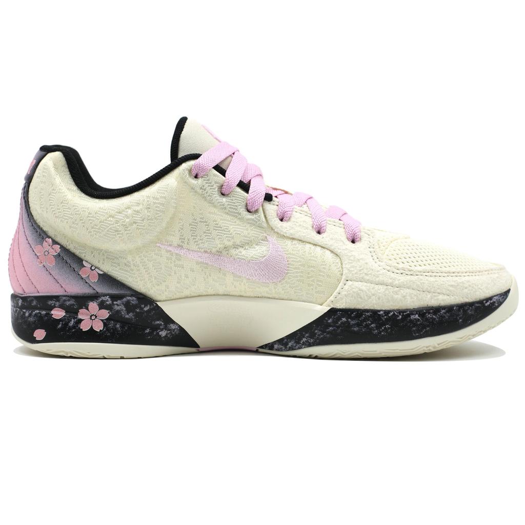Nike Ja Morant 2 Cushioning Low Top Basketball Shoes Men's Beige Pink FD7327-100(Team205-)
