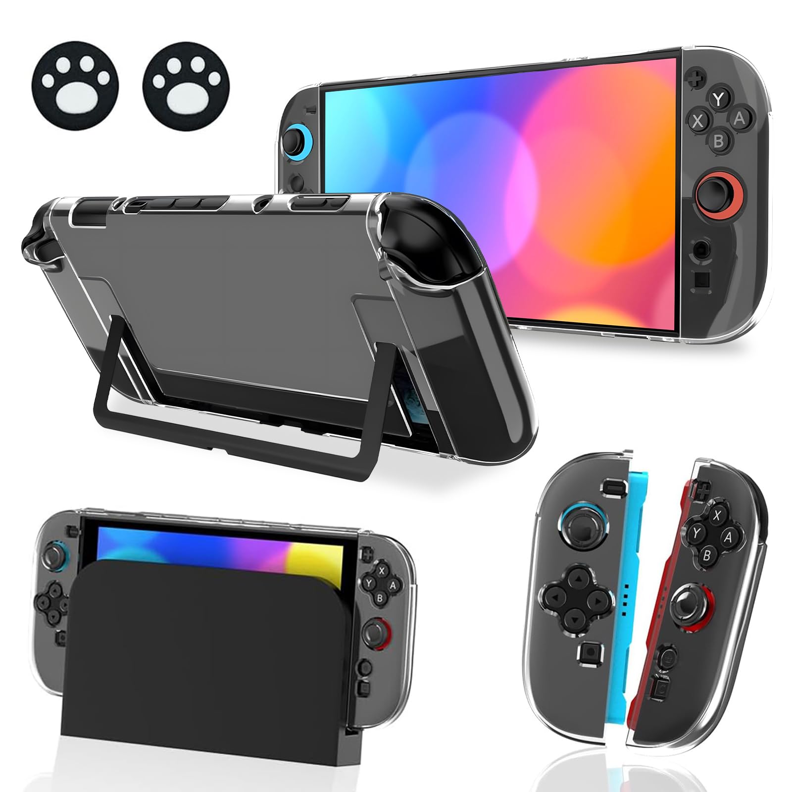 

Chayoo Чехол для Switch 2 с Switch 2 Switch 2 Прозрачная док-станция Раздельный Switch 2 Защитный Легко установить и Нет Точное отверстие Полностью Продлевает Срок Службы