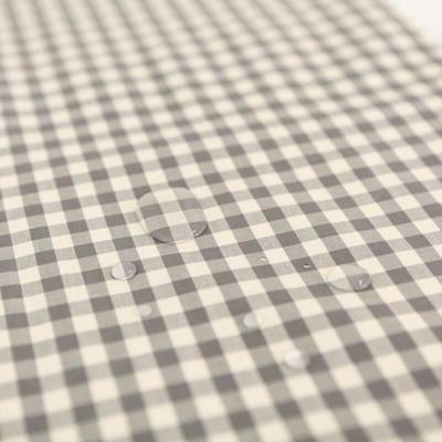 Melancheck Gray Waterproof Tablecloth