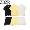 Zbzr Spring New Women Clothes European and American Style Tassel Knitted Outerwear Skirt 4331023 4331005