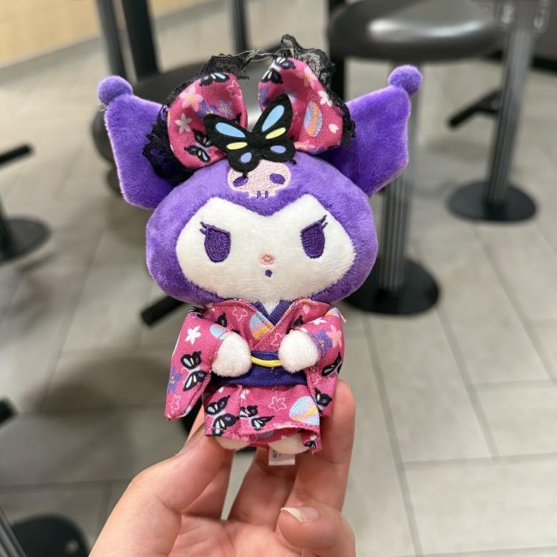 Sanrio Kuromi Plush Toy With Butterfly Kimono For Collectors And Kids Kimono