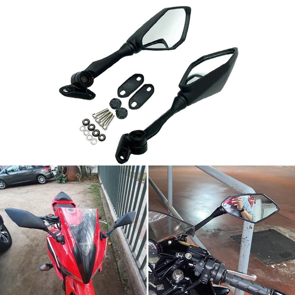 

Боковые зеркала заднего вида для мотоцикла, зеркало заднего вида для Kawasaki Ninja 300 Ninja 250 ZX 6R 636 300R EX300 ABS 2011-2018 2017 2016