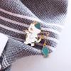 School Bag Gift For Women Men Funny Cats Enamel Brooch Cat Brooch Cat Fishing Brooch Badge Pin