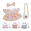 Doll Clothes Dress Doll Clothes Multifunctional Cotton and Cloth Good Compatibility Robust with Bow Tie Strawberry Bag for Home