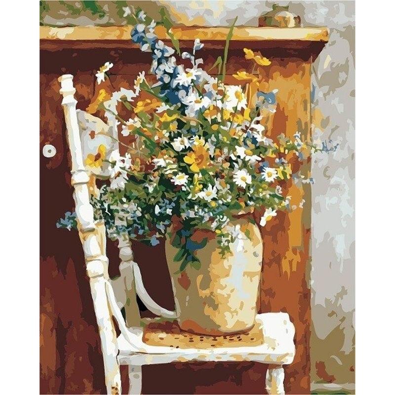 Diamond Painting Flowers Diamond Embroidery Kit For Adults Kids Diamond Mosaic Cross Stitch Decoration 40*50