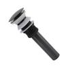 Bathroom Basin Sink Popping Up Drainer Lavatory Odor Resistant Sink Waste Drainer Black with Basket