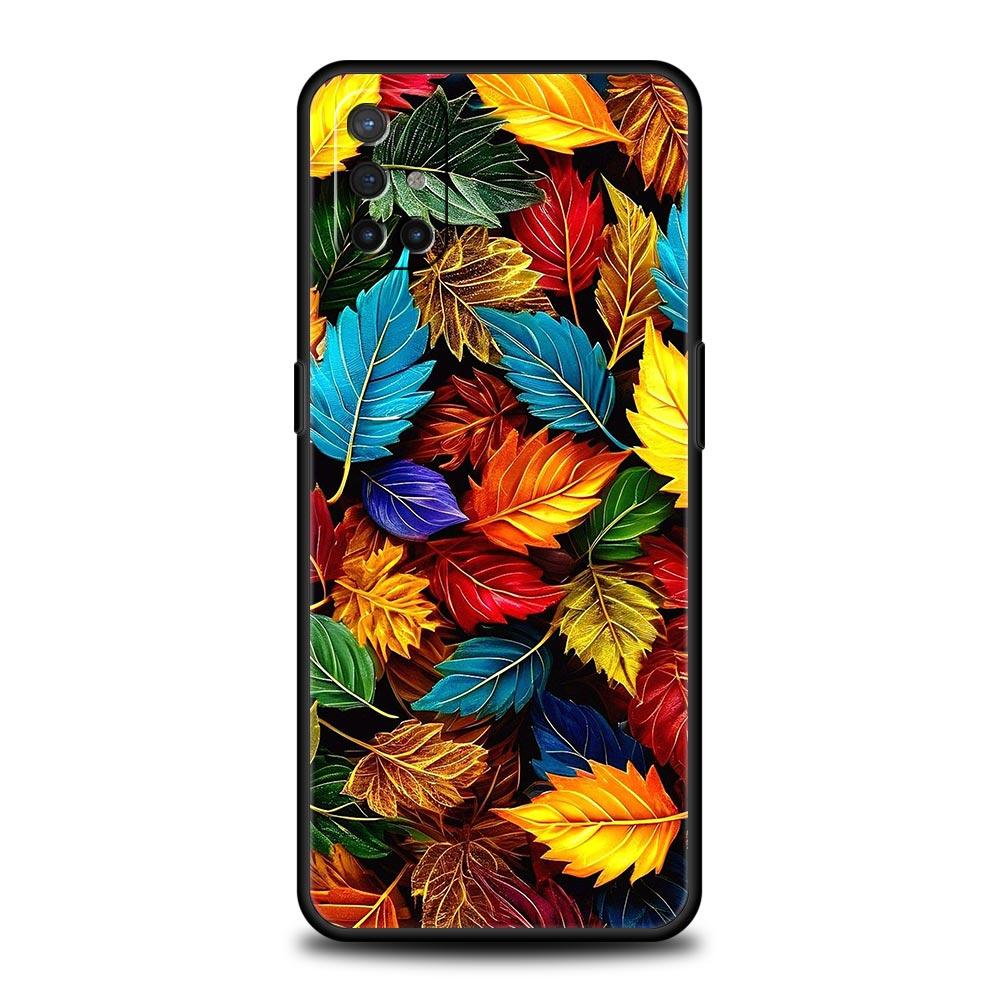 

Cartoon Leaf Phone Case For Oneplus 13R 13 12R 11 10T 10R Nord N100 N200 N10 10 9 9R 9RT CE 3 2 Z Pro 5G Soft TPU Cover Fundas 9RT 5G
