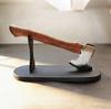 Exquisite Mini Axe Desktop Ornament and Pencil Sharpener with Wooden Handle