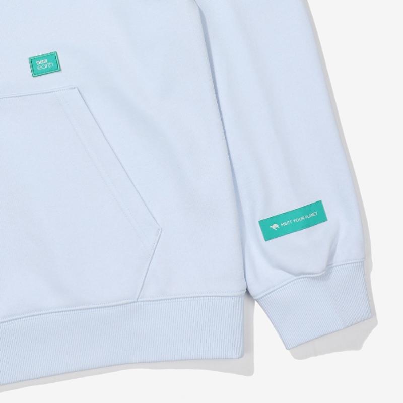 Bbc Earth Essential Hood  Light Blue  [23ss]