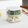 Scallion Fresh-keeping Box, Kitchen Onion and Ginger Storage Fresh-keeping Box Can Be Stacked, Food Sealing Box, Storage Box, Refrigerator Storage Box