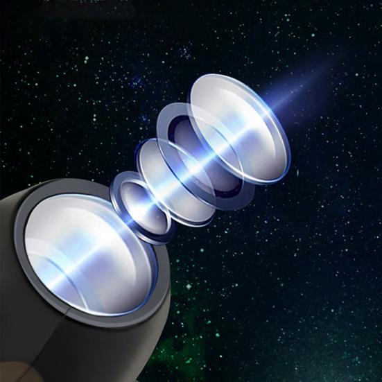 Star Projector Lamp 2-in-1 Night Light with Auto Motion Dawn Sensor Vibrant Aurora Northern