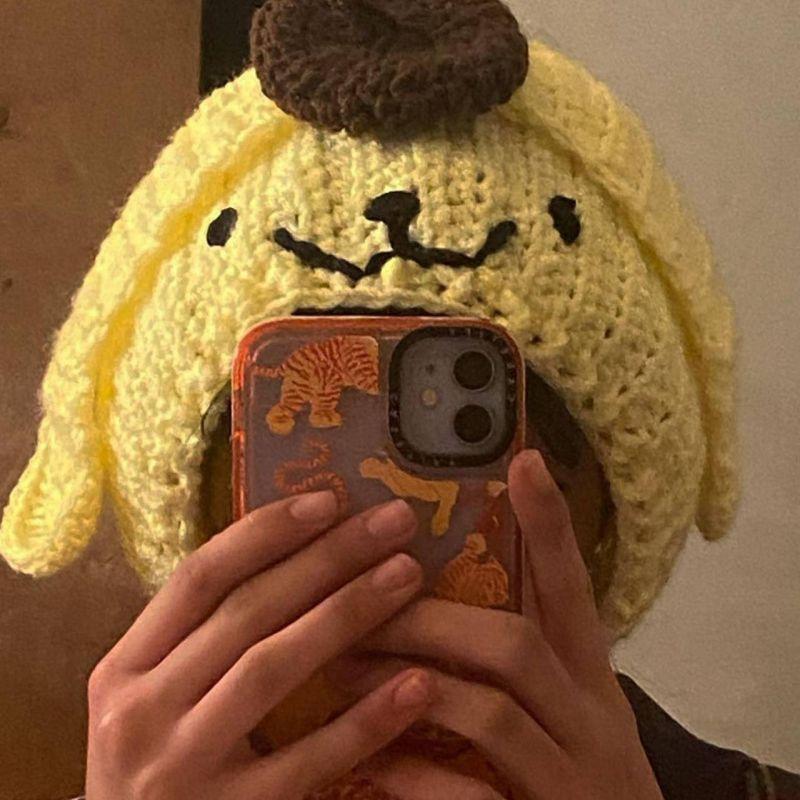 New handmade crocheted funny personalized adult skull hat balaclava