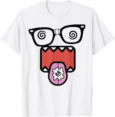 Camiseta de Moda y2k Escena Emocional de Domo-Kun