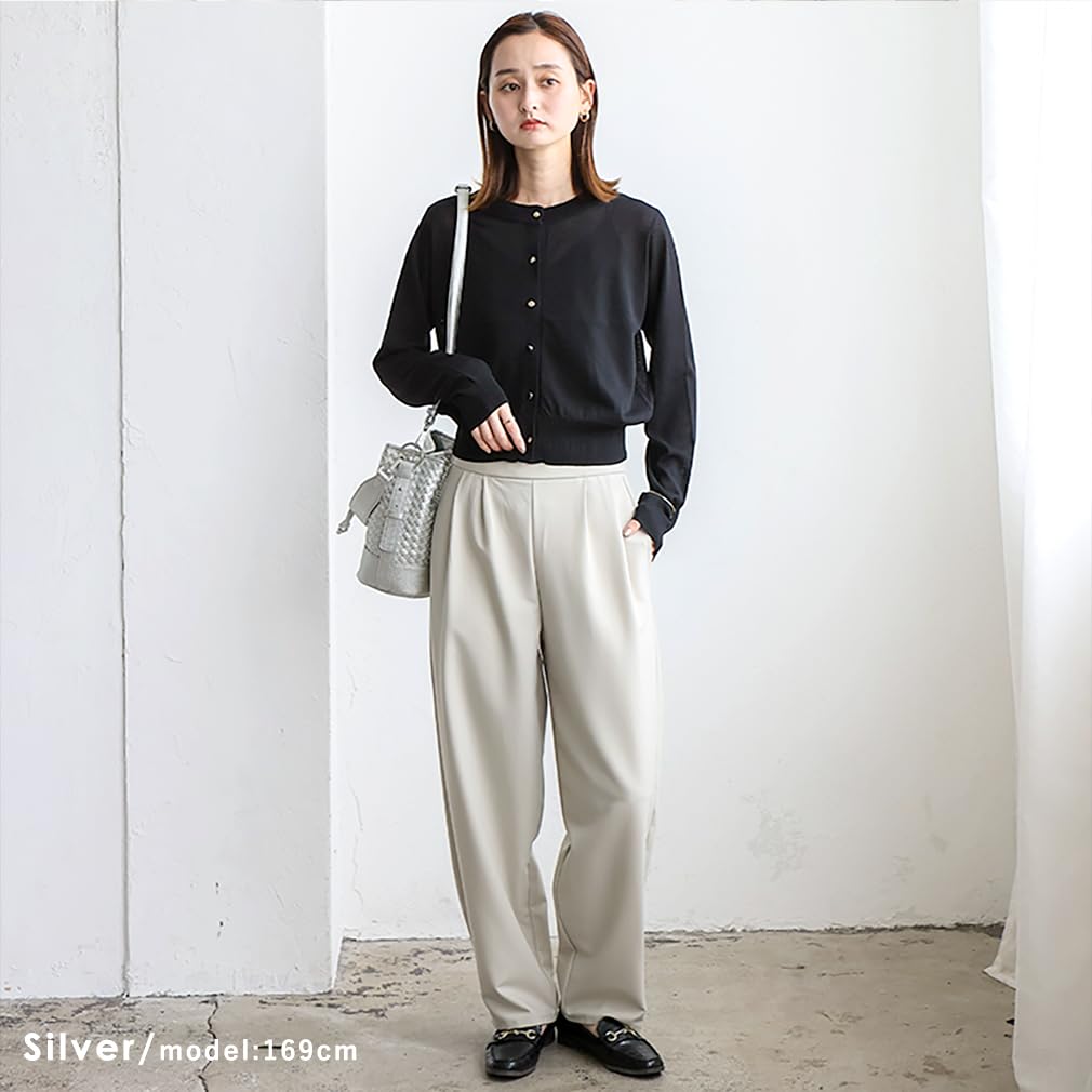 Vita Felice Mesh Drawstring Bag for Women [VITAFELICE] 2-way Sib-20095p (Silver)