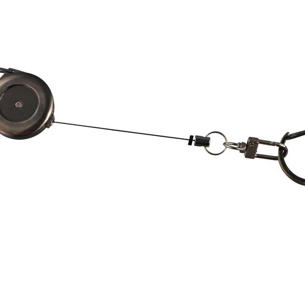 Key Ring Clips Anti-Lost Badge Holder Retractable Lanyards Pull Buckle Telescopic Pull Buckle