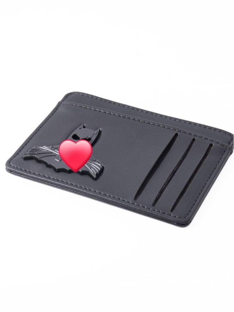 Retro Multifunkční Kovový 3D Držák na Karty Marvel Batman Neformální Pánská Peněženka