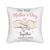 Our First Mothers Day Together Pillow Case Soft Pillow Cover For Living Room Bed Chair Morden Pillowcases
