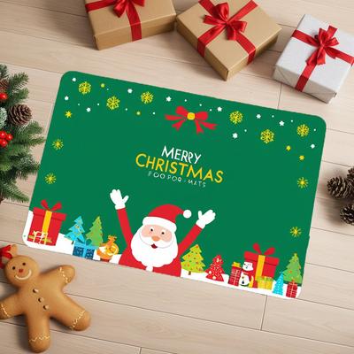 Weihnachten Kieselgur Teppich Haushalt Eingangstür Badezimmer Fußmatte Schmutzig Und Waschbar
