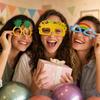 Funny Glasses 10 Pack, Novelty Party Photo Booth Props with 2 Styles, Birthday Party Decoration Supplies for Adults & Kids