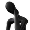 Abstrakcyjna Statua Myśliciela Drukowana 3D Figurka Czytającego Myśliciela Nowoczesna Rzeźba na Półkę