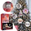 Christmas Advent Countdown Decoration 24 Pieces Gift Christmas Acrylic Decoration And Keychain Surprise Christmas Favorites Countdown