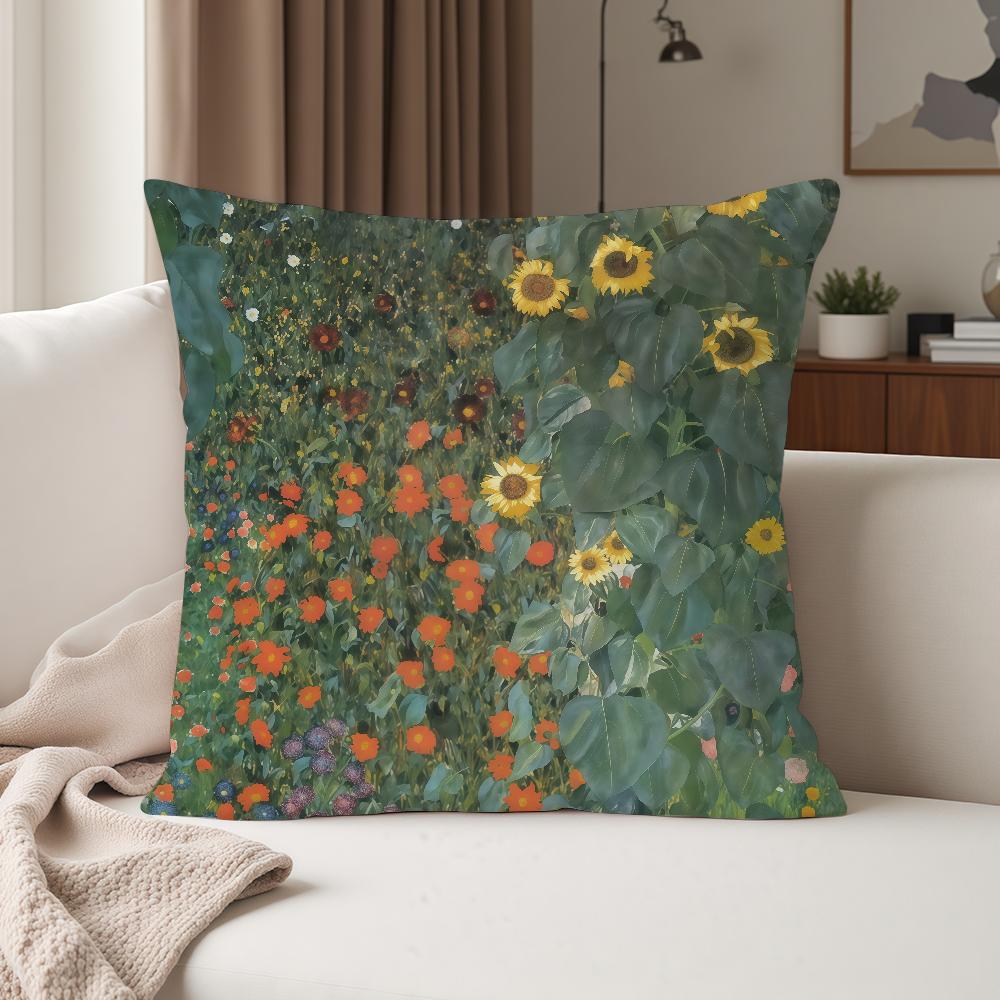 Federa Cuscino Il Bacio G-Gustav K-Klimt Adatta Per Camere da Letto Soggiorni Auto Decorazione Casa